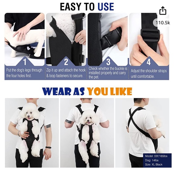 Pet carrier size M - Picture 4 of 6